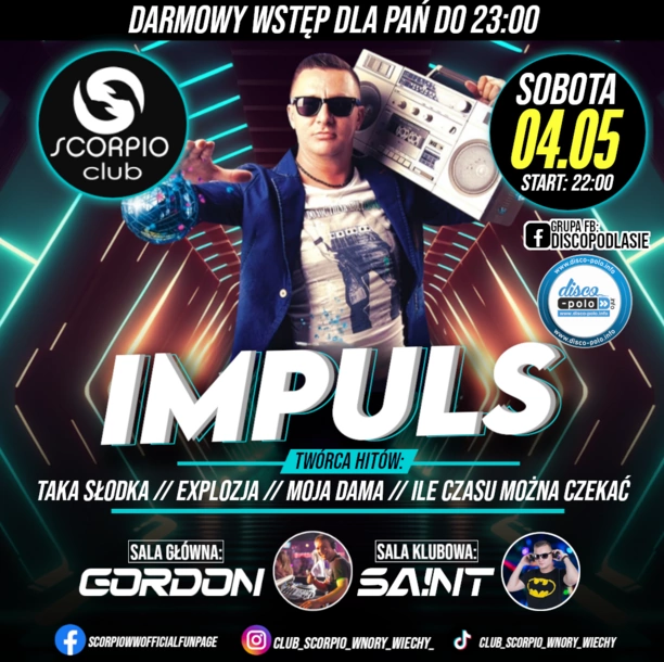 Koncert zespołu Impuls w Wnorach Wiechach już 4 maja!
