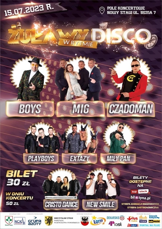 Festiwal Żuławy w Rytmie Disco 2023 to będzie epicka impreza disco polo!