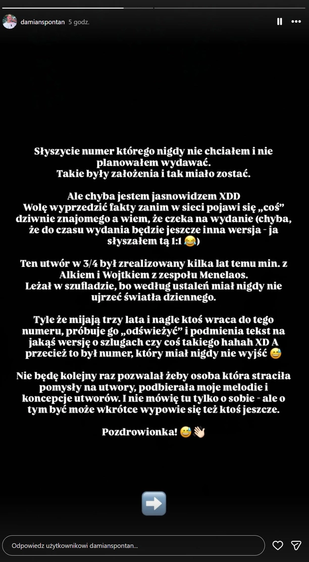 Czy to największa afera w disco polo ostatnich tygodniach? Damian Gwiazdowski mówi o kradzieży? 