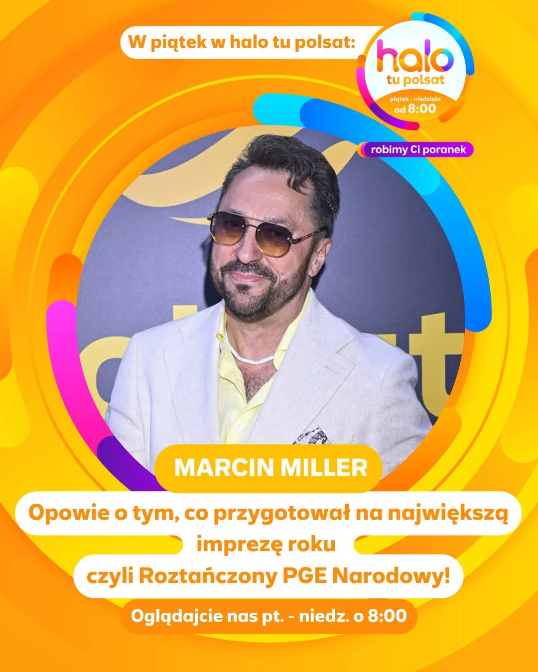 Marcin Miller gościem „Halo tu Polsat” 9 października. Lider Boys o występie na Roztańczonym PGE Narodowym 2026