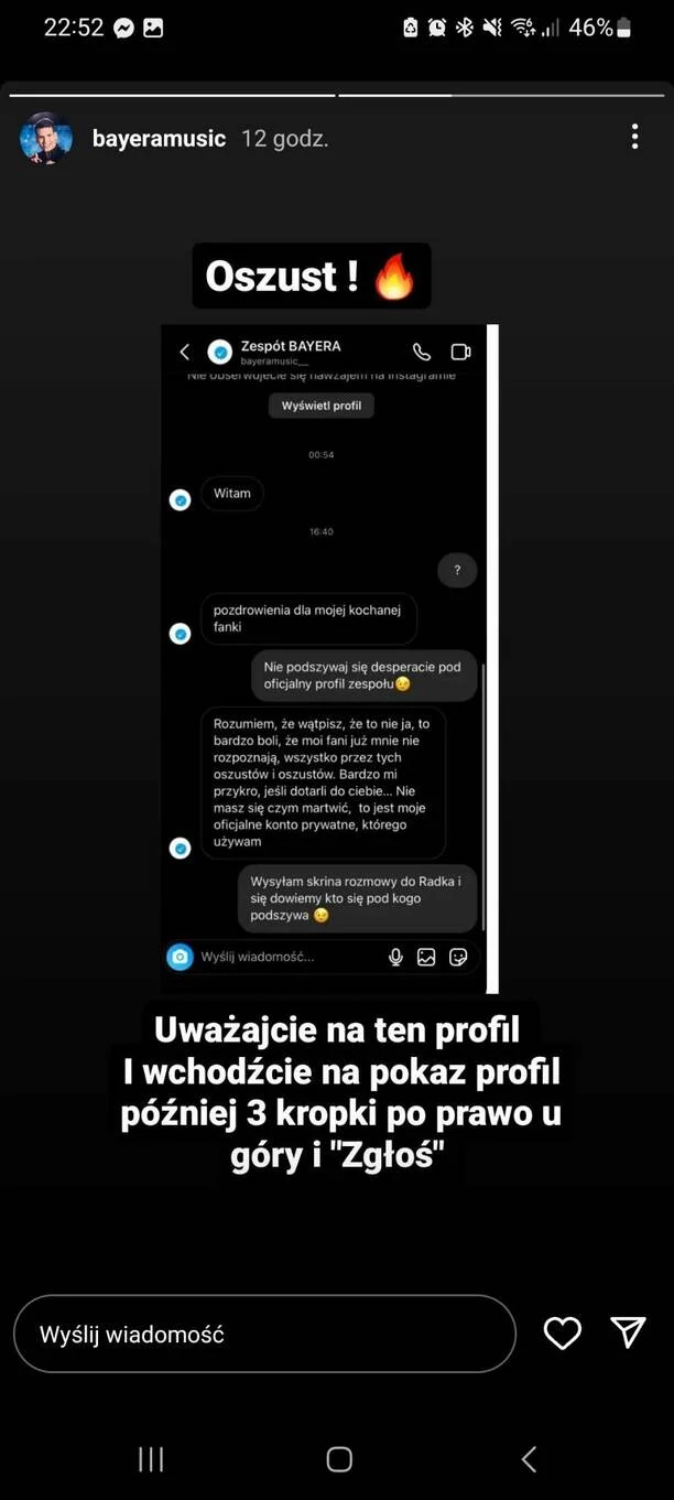 Oszust podszywa się pod gwiazdę disco polo! Skończy się to policją?