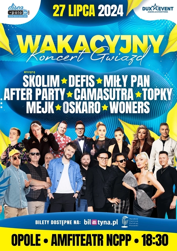 Wakacyjny Koncert Gwiazd w Opolu 2024