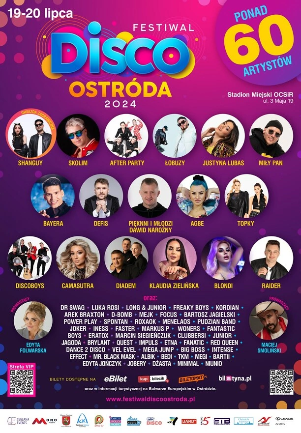 Disco Ostróda 2024: Największe Święto Disco Polo Lata! Już jutro i w sobotę! 
