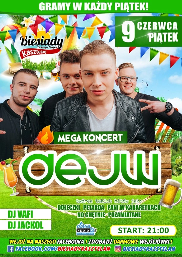 Zespół Dejw na Biesiadach Kasztelan już 9 czerwca!