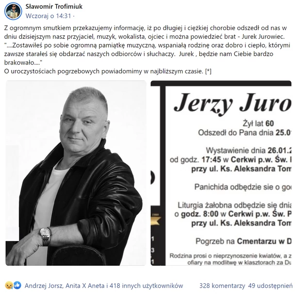 Tragiczna informacja! Nie żyje ceniony muzyk disco polo! Branża muzyczna pogrążona w żałobie! 