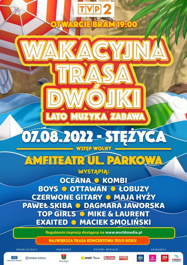 Wakacyjna Trasa Dwójki Stężyca już dziś! Lista wykonawców, bilety, gdzie oglądać transmisja LIVE