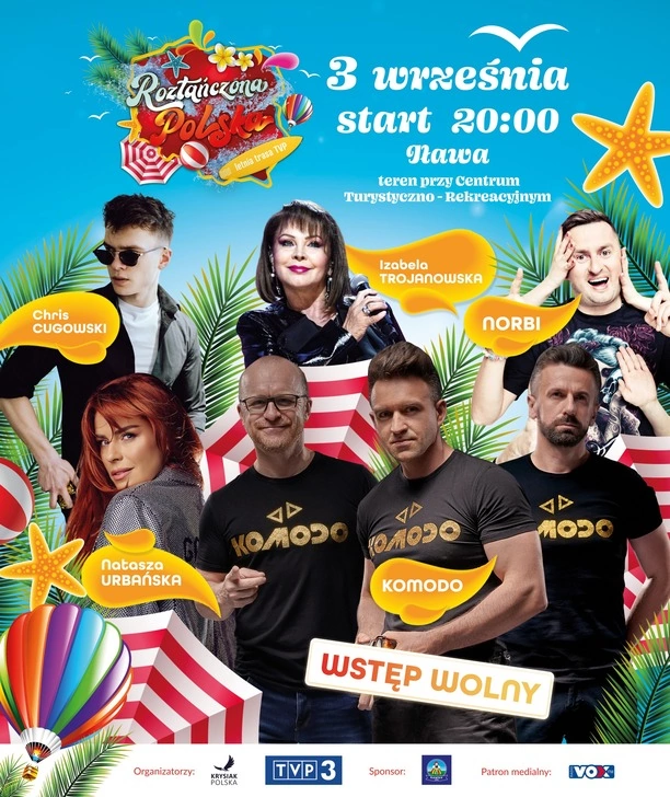 Roztańczona Polska - Iława już w niedzielę 3 września: spektakularne show! Kto wystąpi?!

