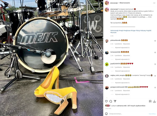 Uwielbiana wokalistka disco doznała oparzeń na scenie! Elwira Mejk pokazała szokujące zdjęcia! Fani pocieszają „Dobrze, że się Pani nic nie stało„