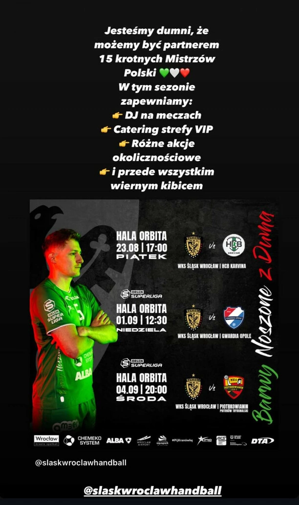 Nie tylko wspierają króla latino Skolima! Amber Music & Sport Management działa prężnie z piłką ręczną we Wrocławiu