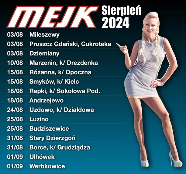 Grupa Mejk ogłasza plan koncertowy na sierpień – Sprawdź, gdzie zagrają uwielbiane gwiazdy disco polo!

