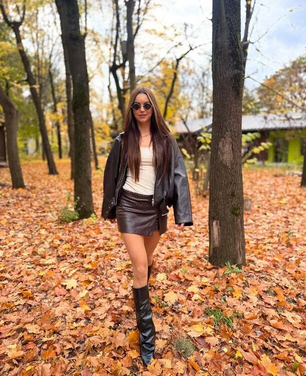 Angelika Żmijewska w skórzanej mini zachwyciła fanów