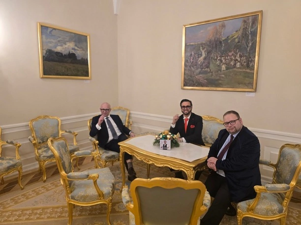 Gwiazdor disco polo Andre spotkał się z prezydentem Karolem Nawrockim
