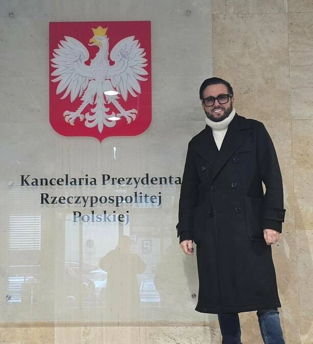 Gwiazdor disco polo Andre spotkał się z prezydentem Karolem Nawrockim