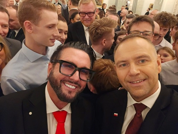 Gwiazdor disco polo Andre spotkał się z prezydentem Karolem Nawrockim