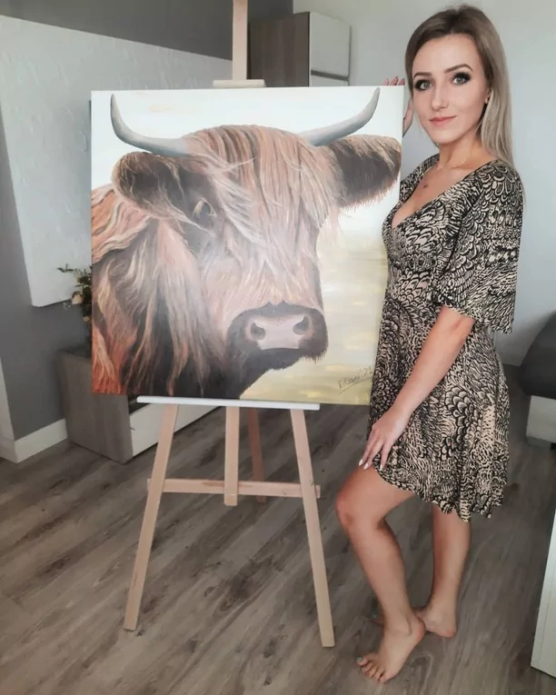 Co za talent! Piękna wokalistka disco polo podąża śladami znanego malarza? Fani przecierają oczy ze zdumienia!