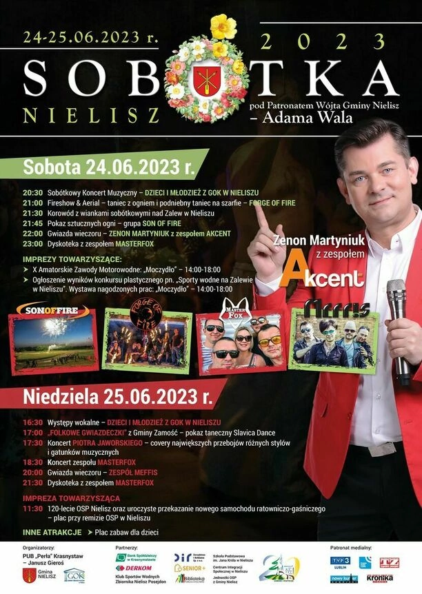 Zenon Martyniuk w Sobótce: Największa gwiazda imprezy w Nieliszu