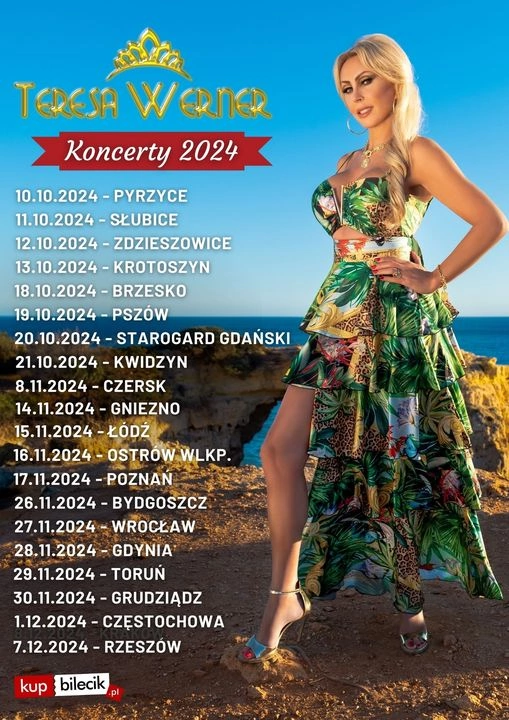 Gdzie zagra Teresa Werner? Lista miast i koncertów, na które czekają fani!

