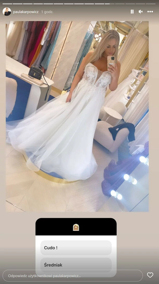 Paula Karpowicz Topky w białej sukni ślubnej! Przepiękna! Gwiazda disco polo zaskoczyła tym fanów! „Dziękuję„