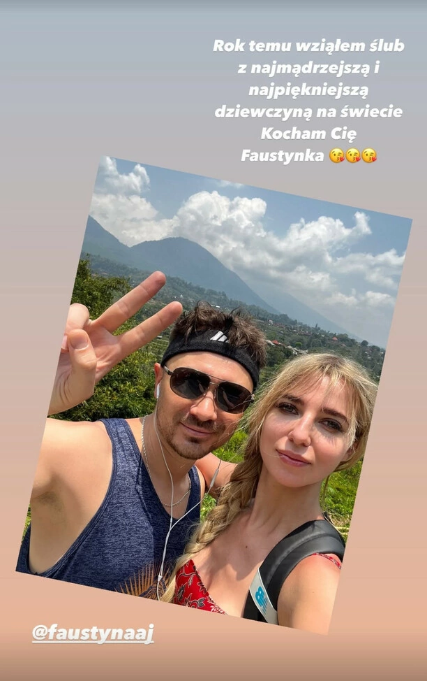 Daniel Martyniuk ogłasza radosną nowinę – pierwsza rocznica ślubu z Faustyną!