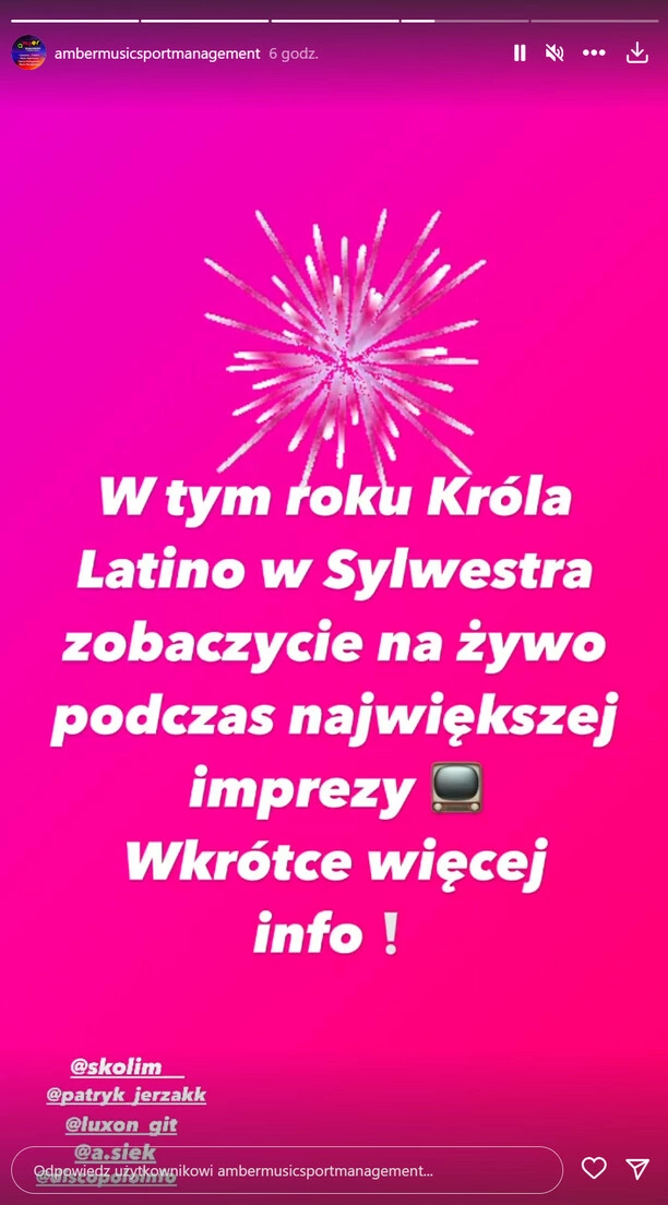 Skolim – król latino – na wielkim telewizyjnym Sylwestrze w tym roku! Gdzie dokładnie?