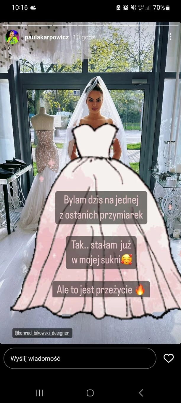 Paula Karpowicz - gwiazda disco polo ma już suknię ślubną! Ślub wokalistki disco polo już 12 maja!