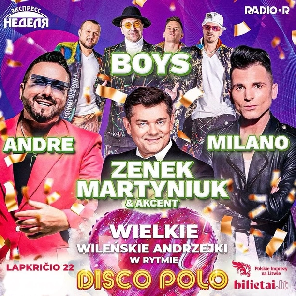 Wileńskie Andrzejki Disco Polo 2024 - zagrają największe gwiazdy, kto wystąpi? 
