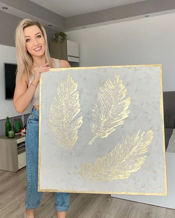 Znana wokalistka disco polo zaskakuje talentem! Jej obrazy sprzedają się w zawrotnym tempie! 