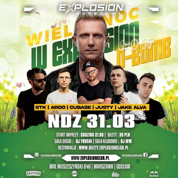 Niedziela Wielkanocna w rytmie disco polo?! D-Bomb  gwiazdą wieczoru w Explosion - już 31 marca!