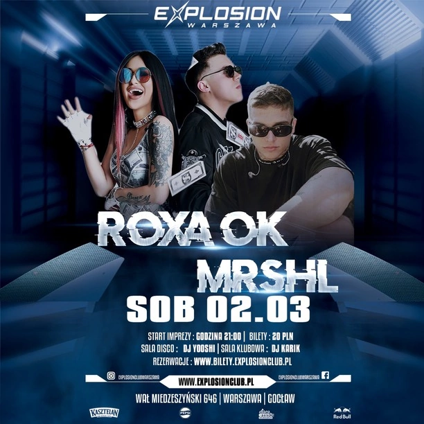 Roxaok podbije klub Explosion! Koncert młodej gwiazdy disco polo już 2 marca!