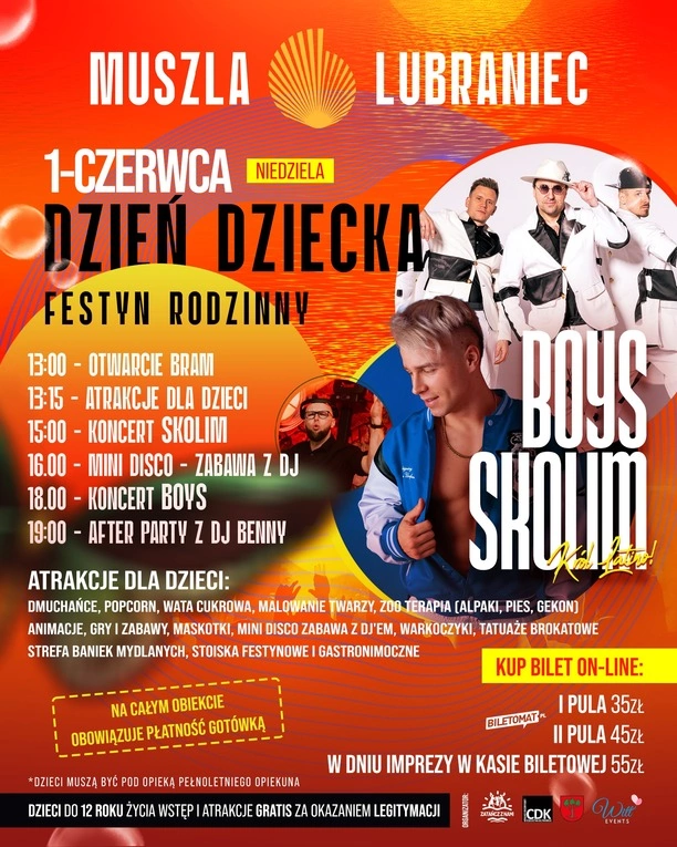 Skolim i Boys w Lubrańcu! Wielka impreza z DJ Benny już w Dzień Dziecka – szykuj się na hitowy festyn

