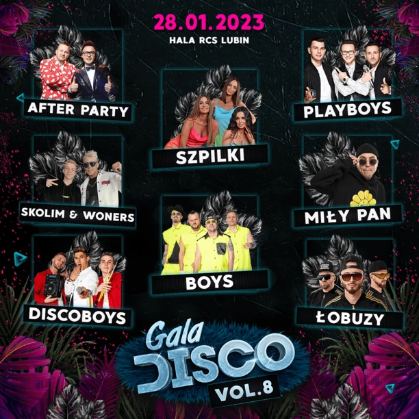 Wyjątkowy koncert w Lubinie: Skolim i Boys na jednej scenie. Gala Disco vol.8 żegna się z publicznością w wielkim stylu