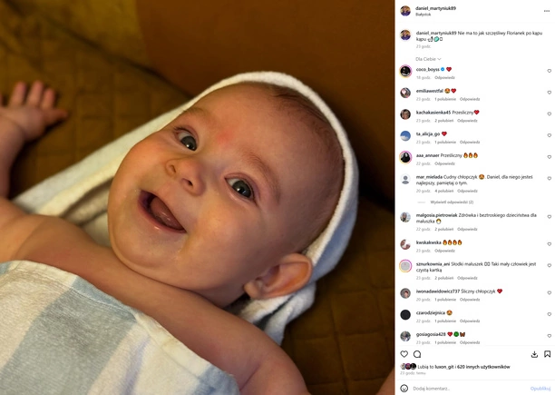 Syn Zenka Martyniuka rozczulił wszystkich zdjęciem małego Floriana. Takiego Daniela nikt nie znał