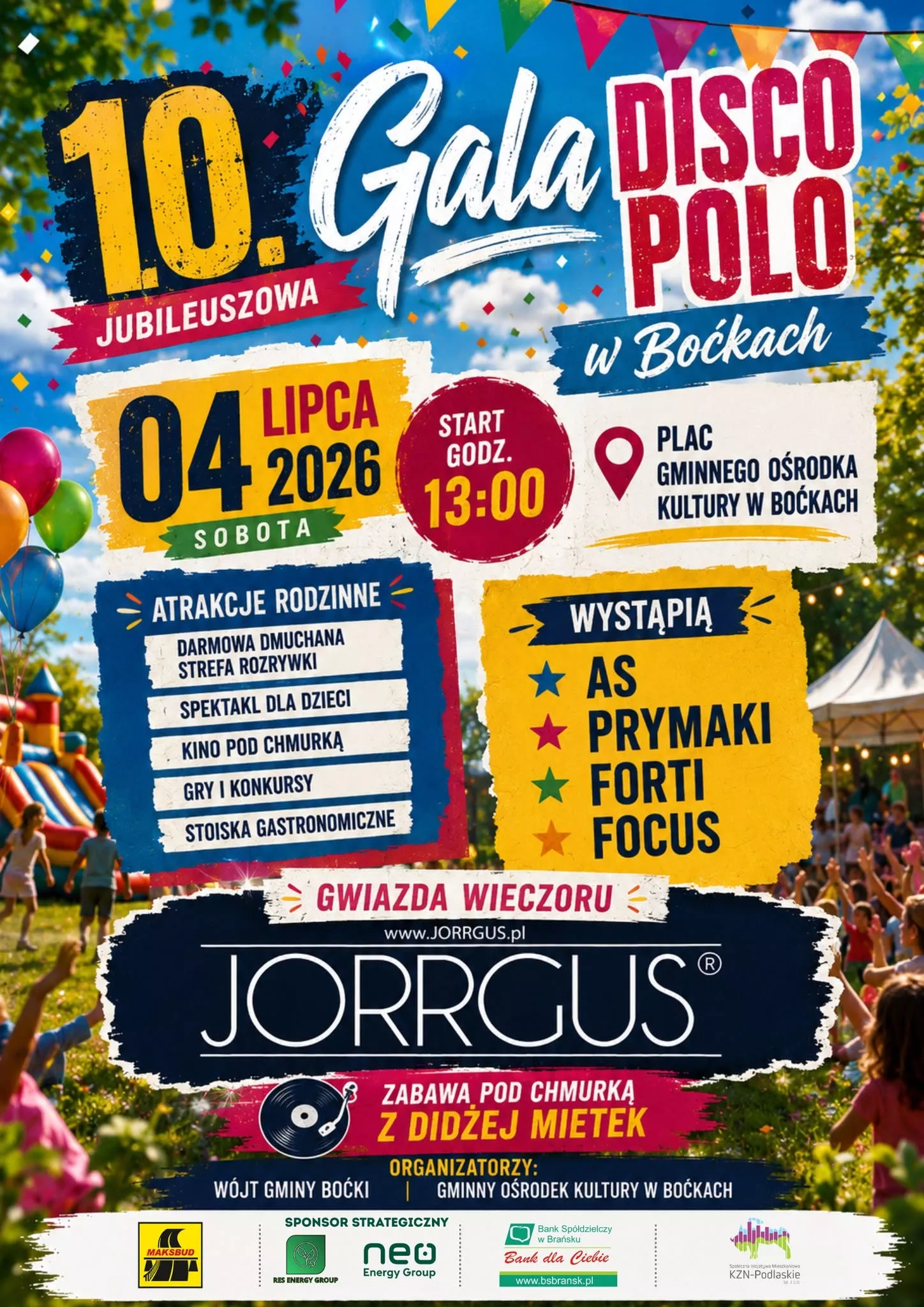10. Gala Disco Polo Boćki - 4 lipca 2026