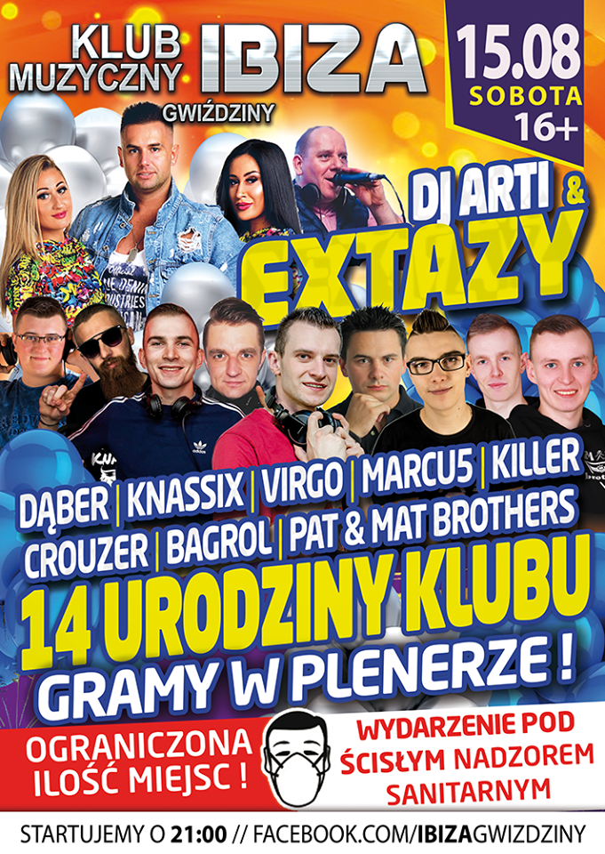 Ibiza Club - Gwiździny 2020 - Extazy