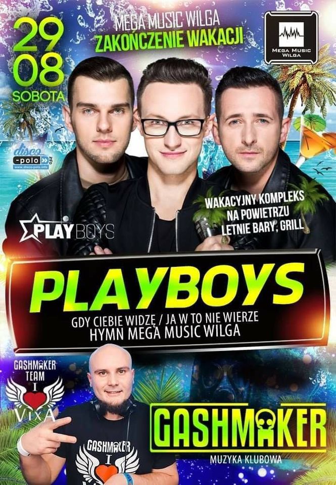 Mega Music Wilga 2020 - Playboys