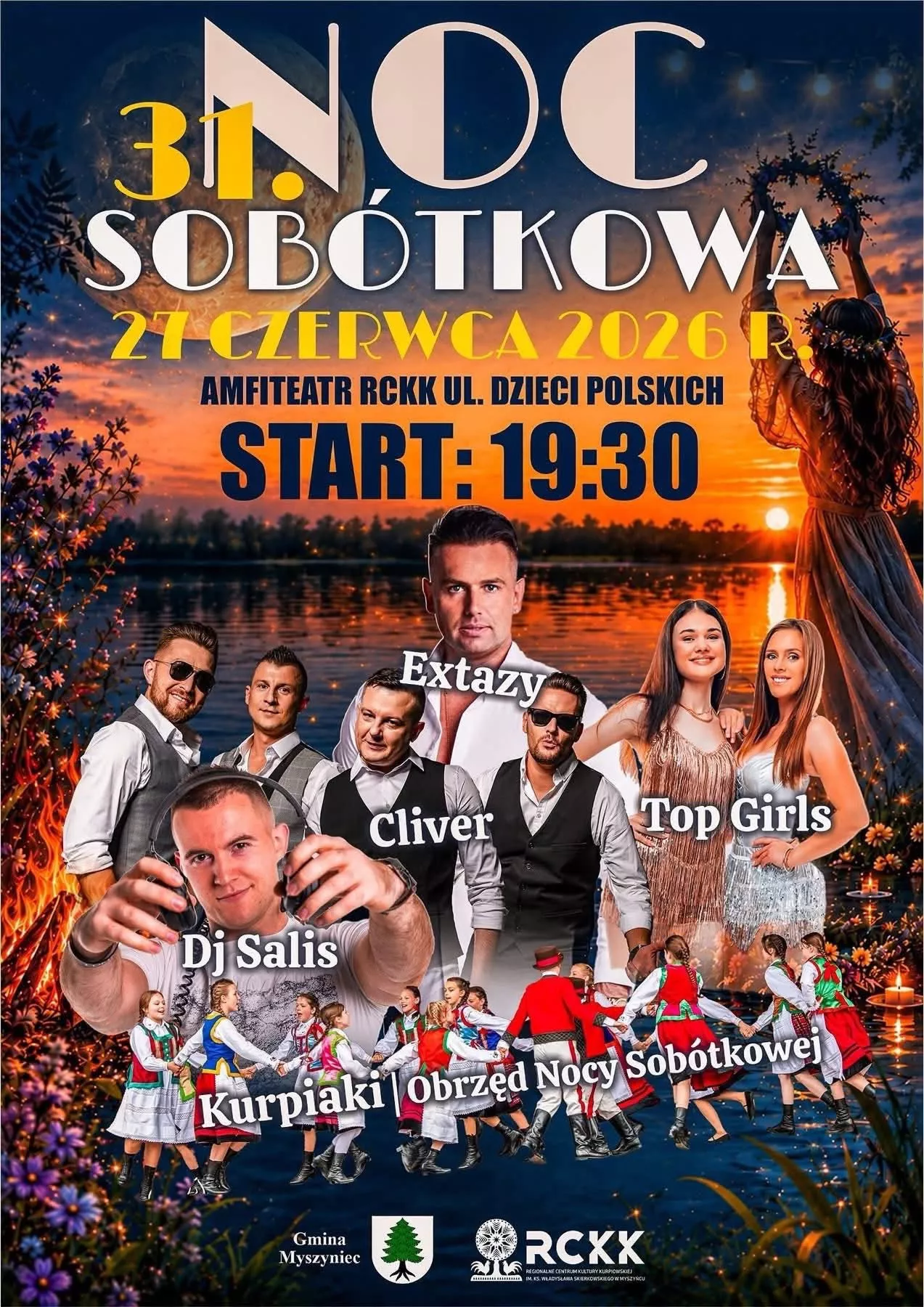 31. Noc Sobótkowa Myszyniec - 27 czerwca 2026