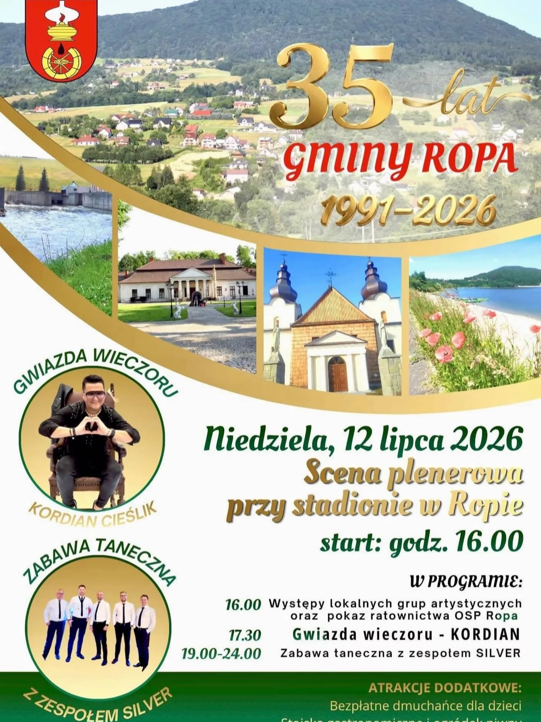 35 lat Gminy Ropa - 12 lipca 2026