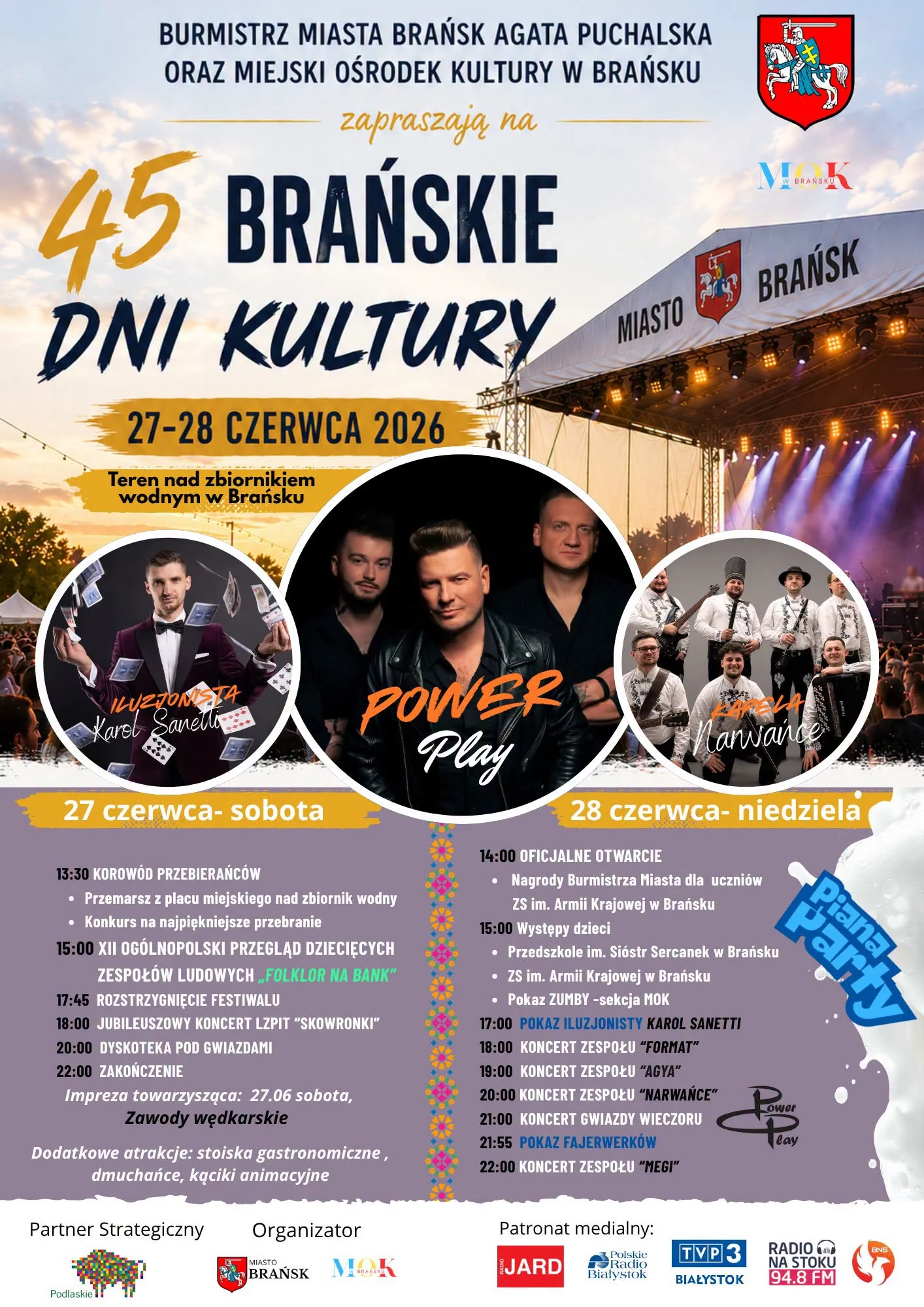 45 Brańskie Dni Kultury - 27-28 czerwca 2026