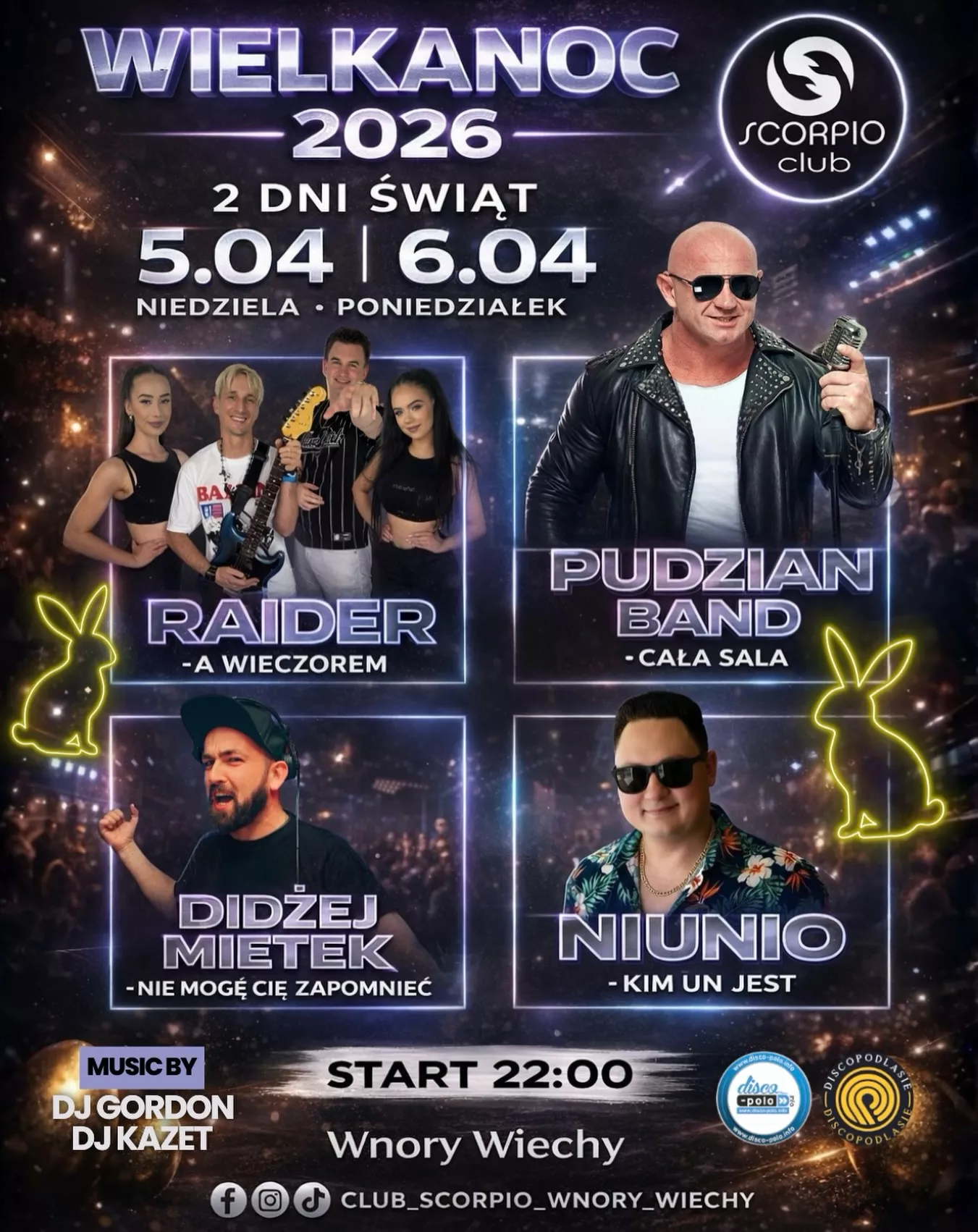 Wielkanoc 2026 w Club Scorpio