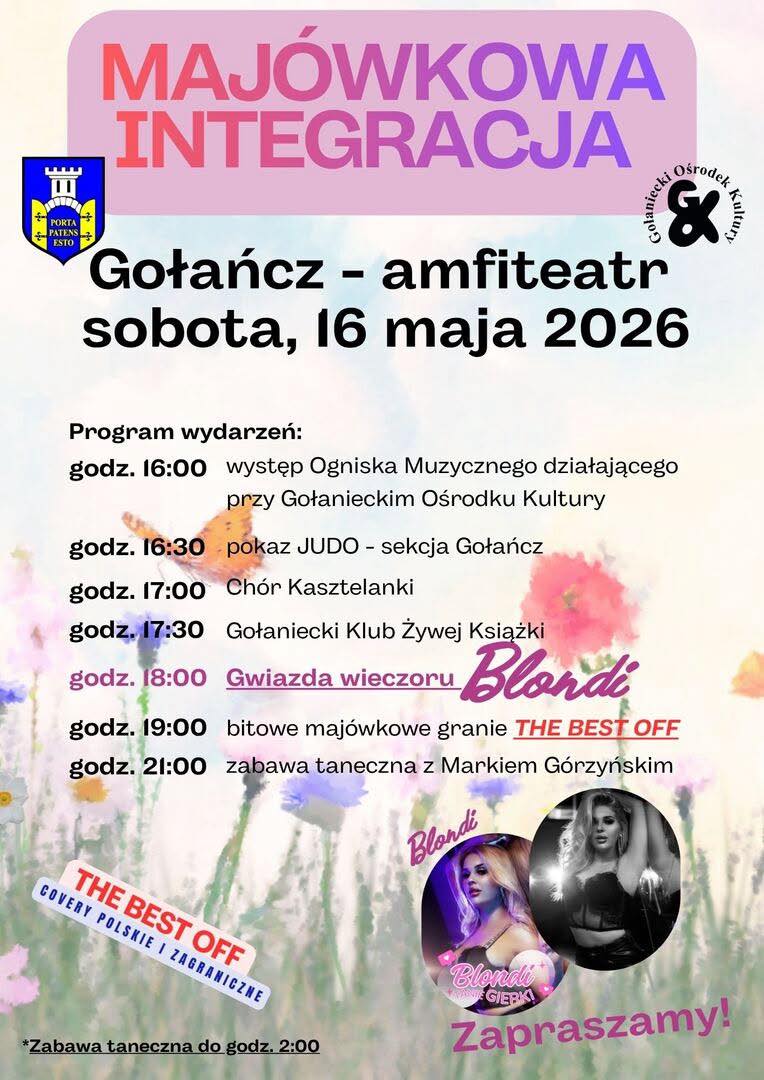 Majówkowa Integracja - Amfiteatr Gołańcz - 16 maja 2026