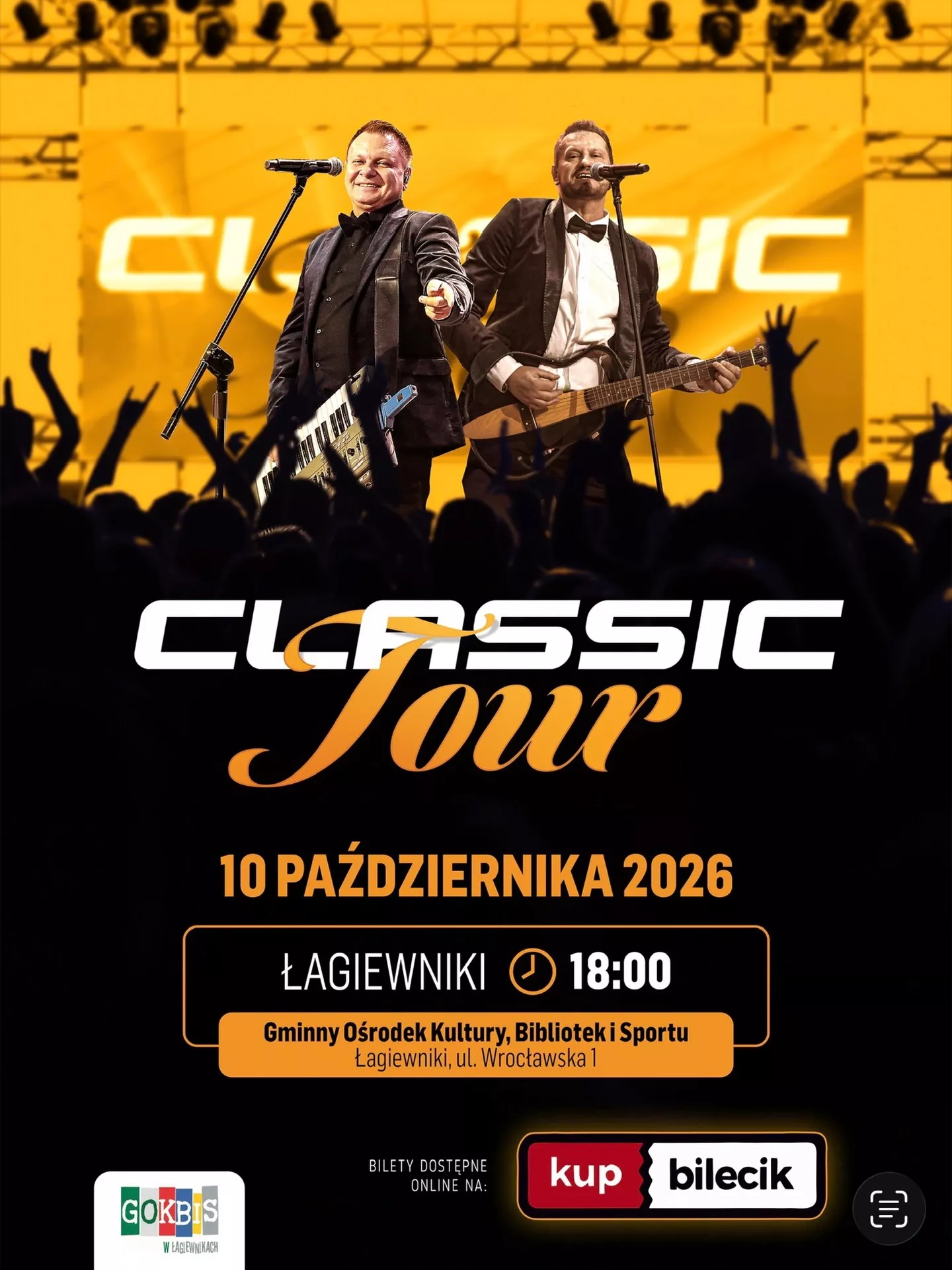 Classic - Classic Tour w GOKBiS Łagiewniki - 10 października 2026