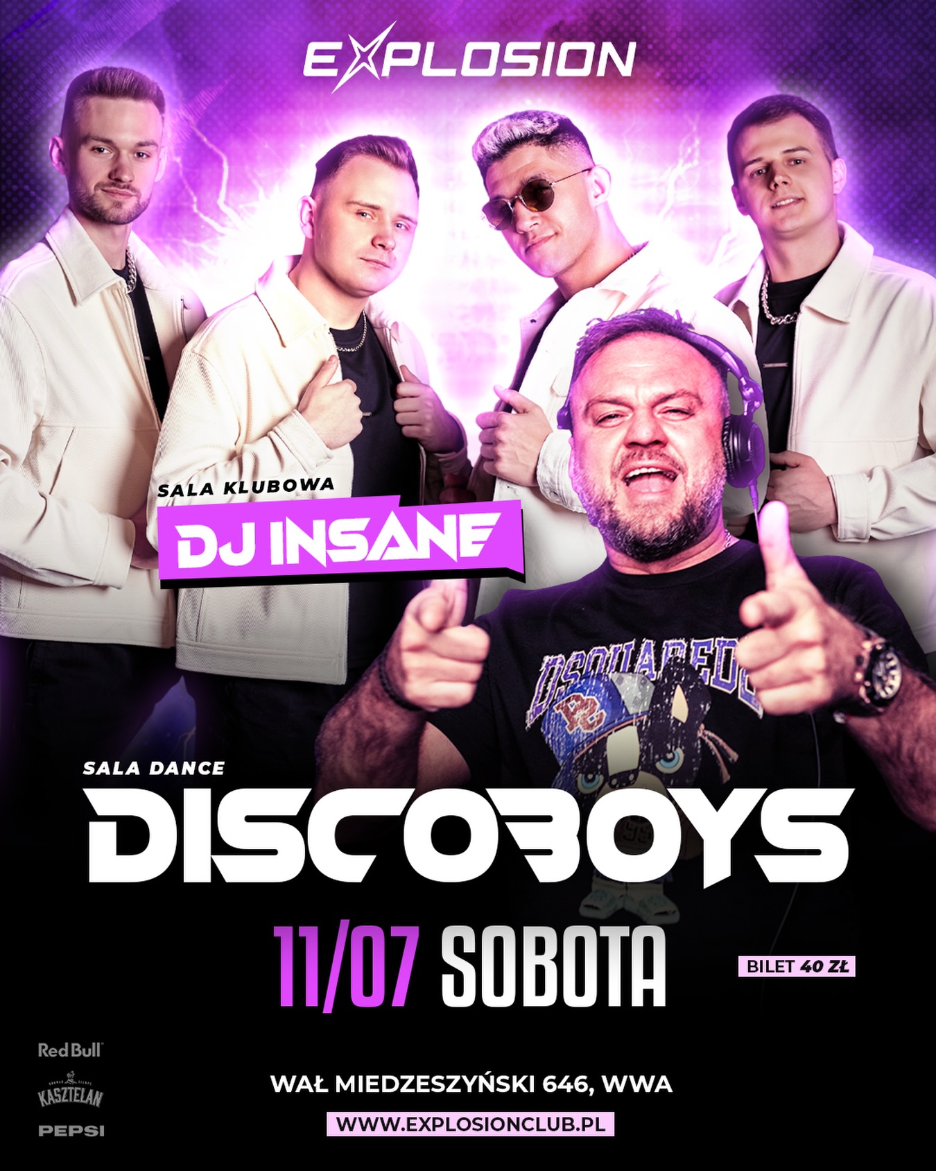 Discoboys - Explosion Club Warszawa - 11 lipca 2026