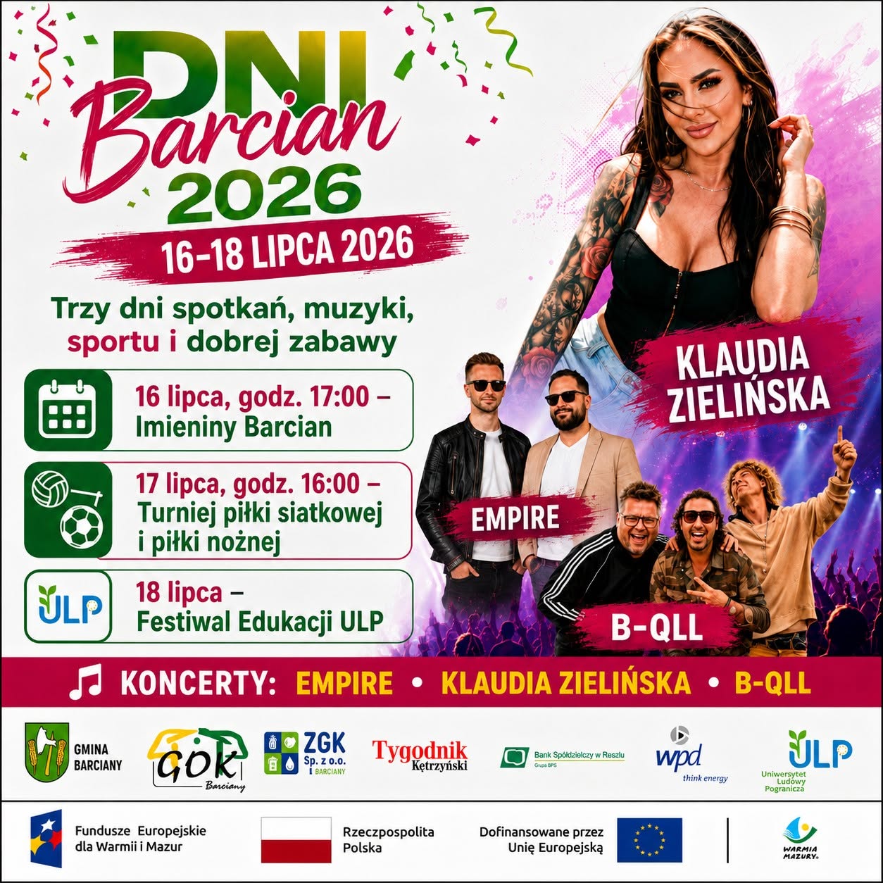 Dni Barcian 2026 - 16-18 lipca 2026