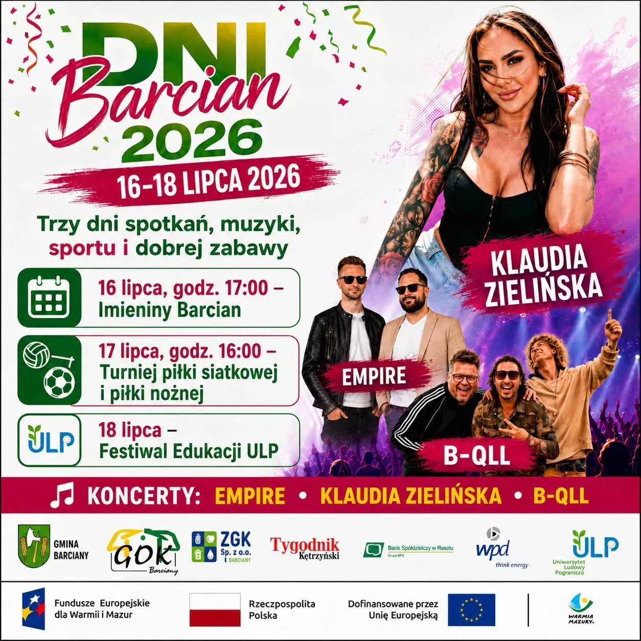 Dni Barcian 2026 - 16-18 lipca 2026