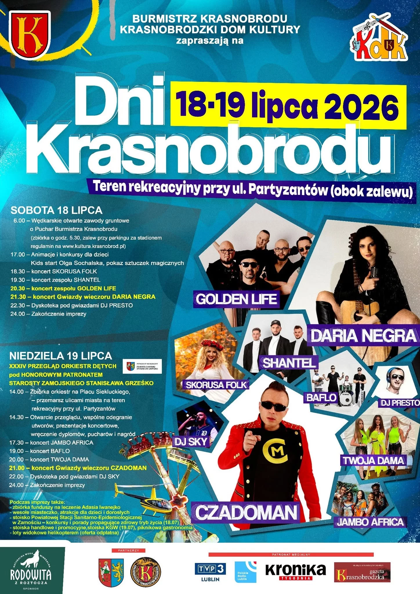 Dni Krasnobrodu - 18-19 lipca 2026