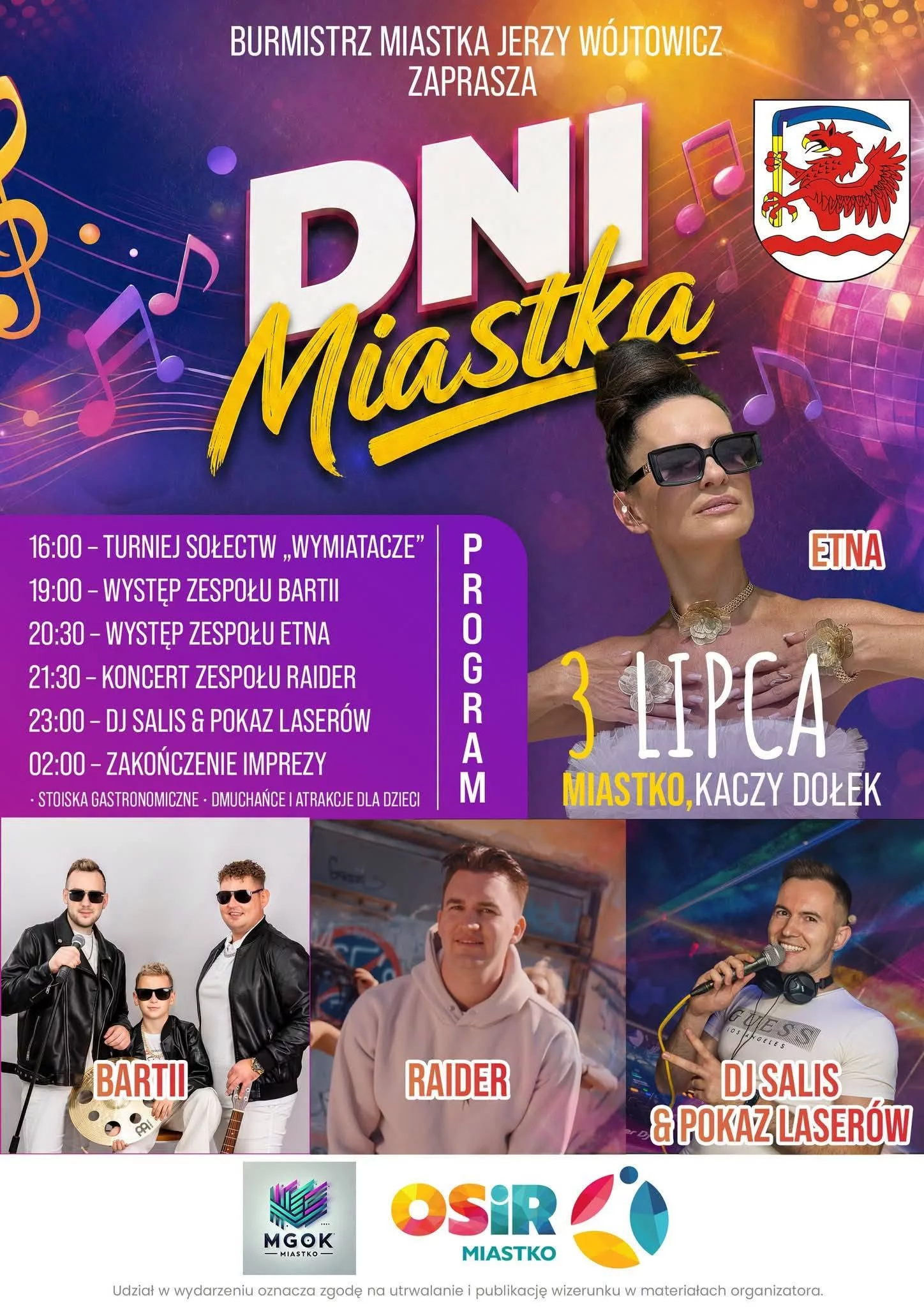 Dni Miastka - 3 lipca 2026