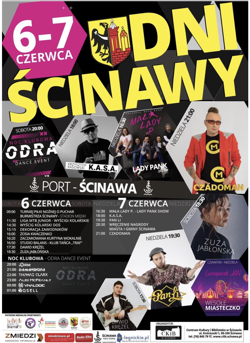 Dni Ścinawy 2026 - 6-7 czerwca 2026