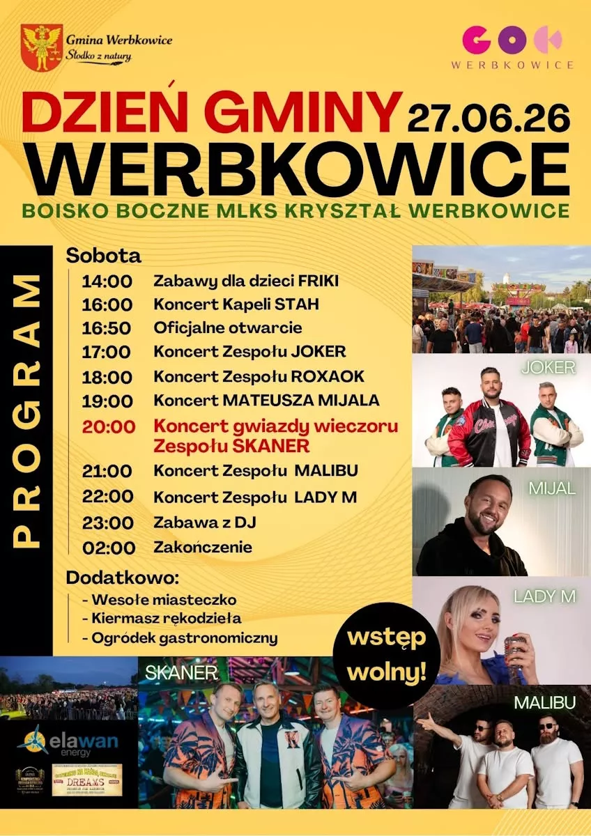 Dzień Gminy Werbkowice - 27 czerwca 2026