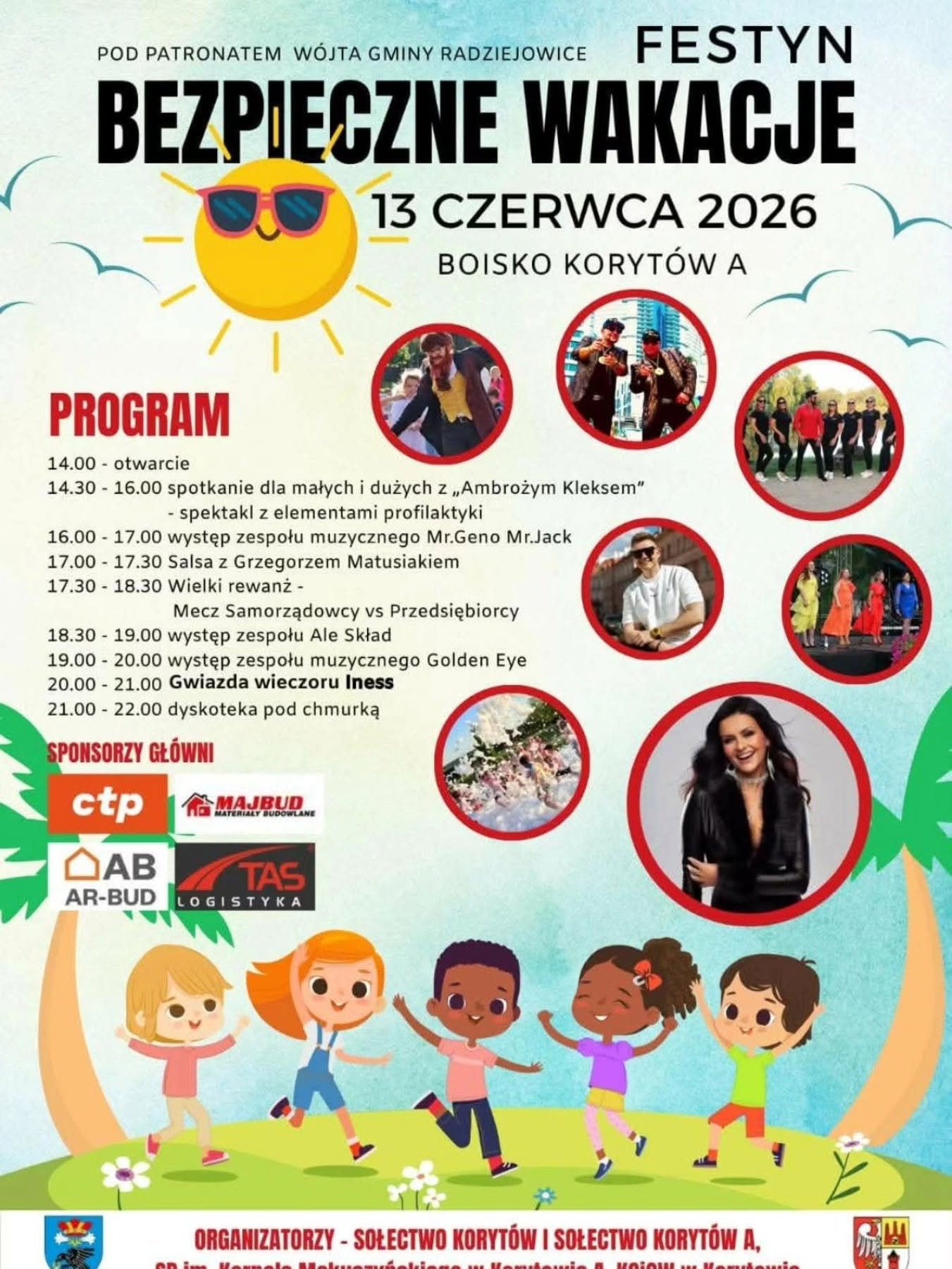 Festyn Bezpieczne Wakacje Korytów - 13 czerwca 2026