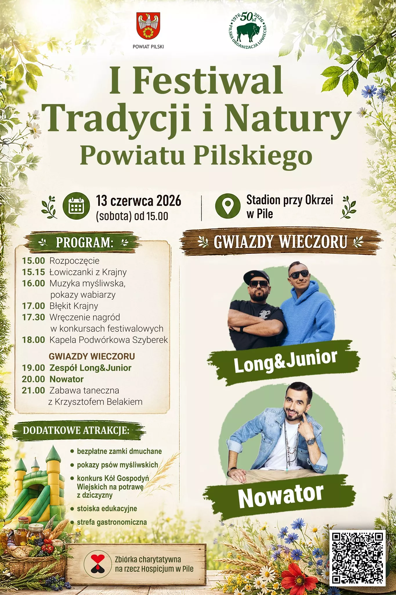 I Festiwal Tradycji i Natury Powiatu Pilskiego - 13 czerwca 2026